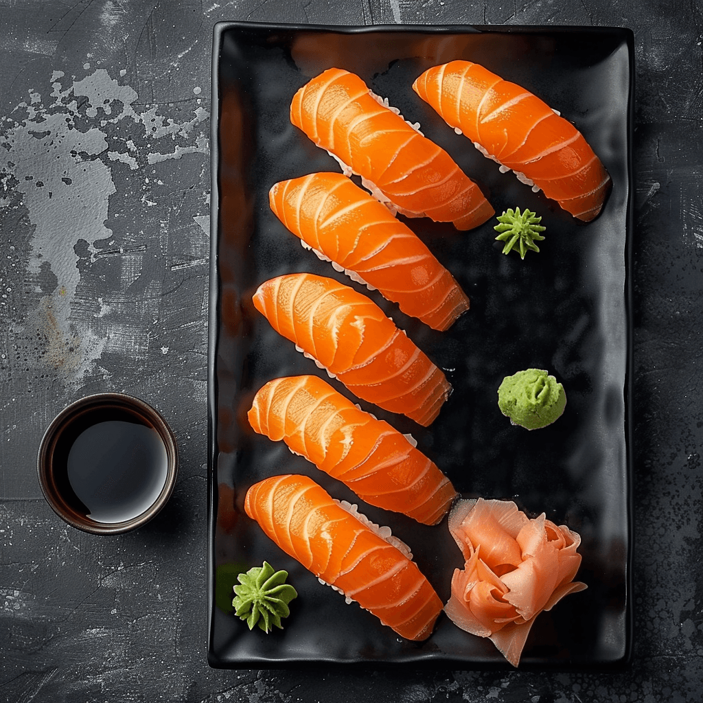 Lachs Nigiri (8 Stück)